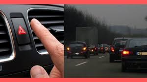 Hazard light for flat tire emergency